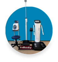Suite completa InBody 970s de alta gama para medición de composición corporal, presión arterial y fuerza de agarre